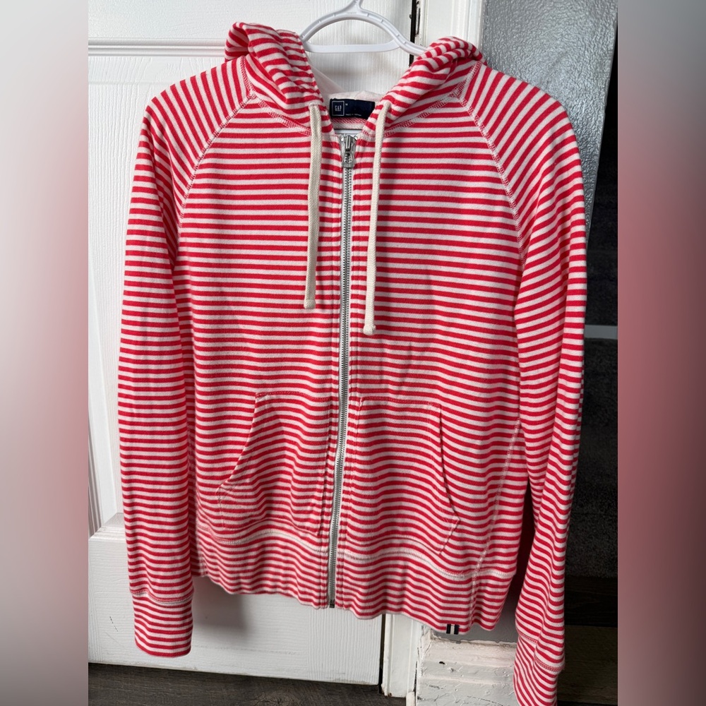 GAP Striped Full Zip Women’s Sweater